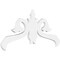 Ekena Millwork Pitch Florence Architectural Grade PVC Gable Pediment, 36"W x 18"H x 1"P (12/12) GPP036X018X100FLO - alternate 1